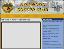 Tablet Screenshot of hillwoodsoccer.com